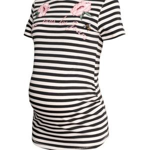 Stripped H&M maternity top